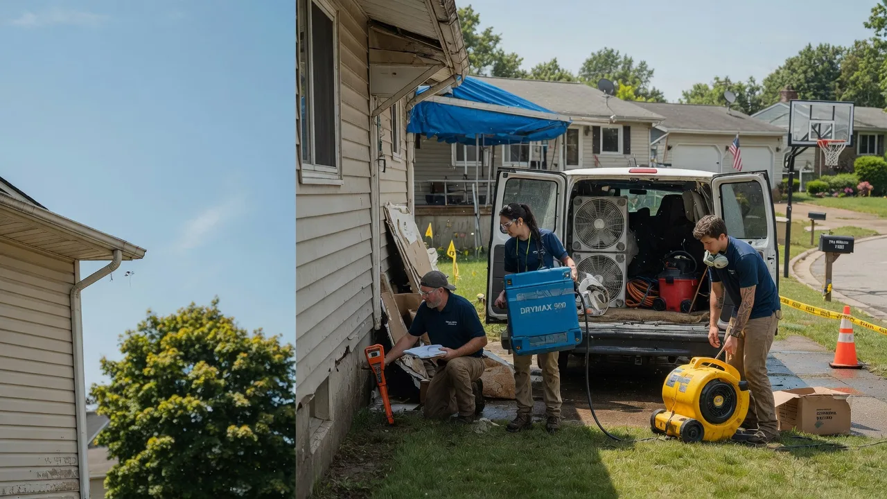 Ceiling Leak Cleanup in Hinckley, OH near me